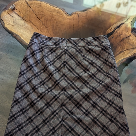plaid wool skirt - Picture 4 of 7